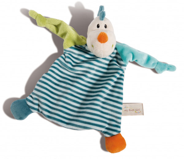 knuffeldoekje Dragon Dragilu 25 x 31 cm pluche beige