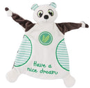 knuffeldoekje panda Pandalino 28 x 24 cm polyester wit