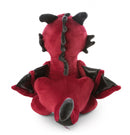 knuffeldraak Eldor junior 45 cm pluche rood/zwart