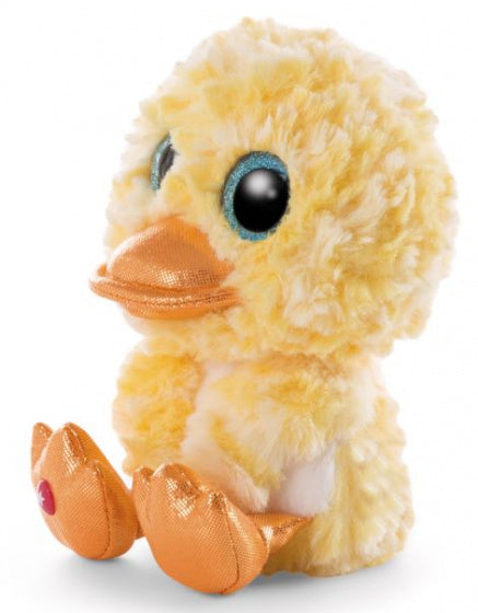 knuffeleend interactief junior 15 cm pluche geel