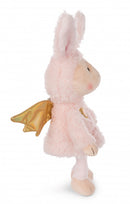 knuffelkonijn La La Bunnie junior 30 cm pluche roze/goud