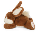 knuffelkonijn Poline liggend 20 cm pluche/polyester bruin