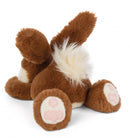 knuffelkonijn Poline liggend 20 cm pluche/polyester bruin