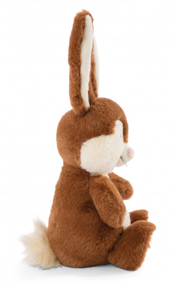 knuffelkonijn Poline 20 cm pluche/polyester bruin