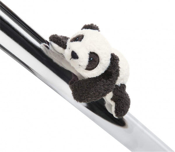 knuffelpanda junior 12 cm pluche zwart/wit