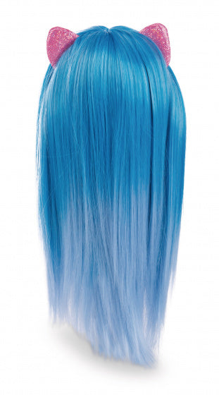 knuffelpop Pixidoos Nali 20 cm pluche zwart/blauw