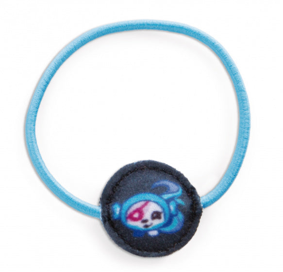 knuffelpop Pixidoos Nali 20 cm pluche zwart/blauw