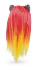 knuffelpop Pixidoos Piku 20 cm pluche oranje/rood