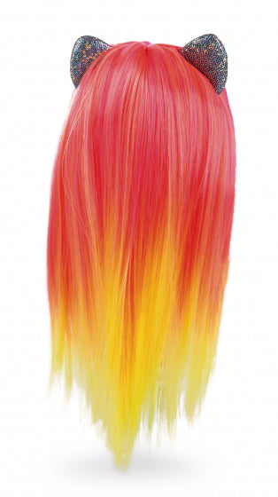 knuffelpop Pixidoos Piku 20 cm pluche oranje/rood