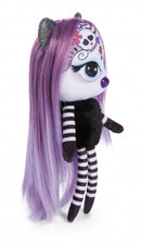 knuffelpop Pixidoos Sunli 20 cm pluche zwart/paars