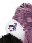 knuffelpop Pixidoos Sunli 20 cm pluche zwart/paars