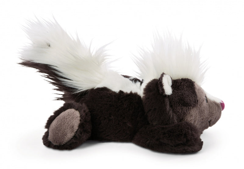 knuffelstinkdier liggend Chiala 20cm pluche/polyester bruin