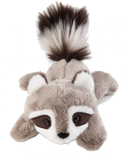 knuffelwasbeer junior 12 cm pluche grijs/wit