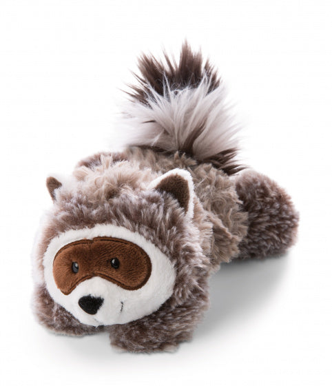 knuffelwasbeer liggend Rauly 20 cm pluche/polyester bruin