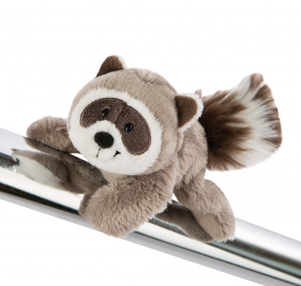 knuffelwasbeer Rauly junior 10 cm pluche/polyester bruin