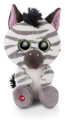 knuffelzebra Mankalita 15cm polyester wit/bruin