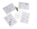 krimpfolieset DIY Wild Friends A5 transparant 57-delig