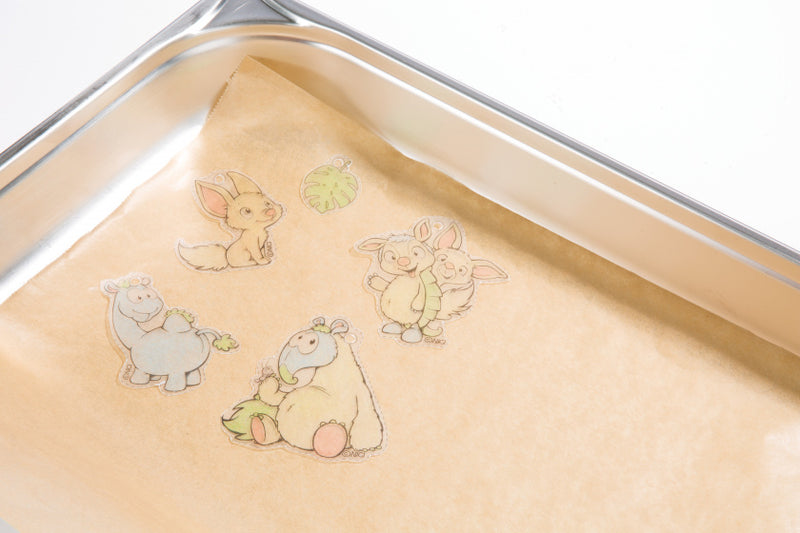 krimpfolieset DIY Wild Friends A5 transparant 57-delig