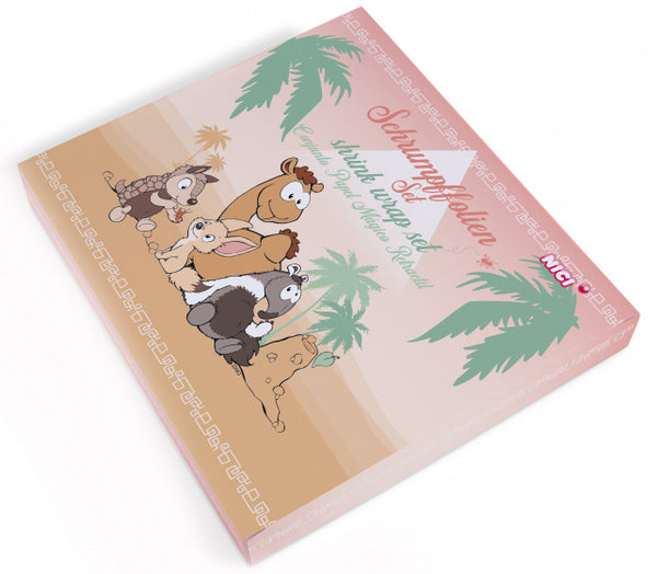 krimpfolieset DIY Wild Friends A5 transparant 57-delig
