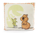 kussen Quokka-Mola junior 30 x 30 cm polyester bruin