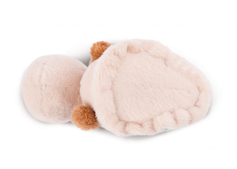 magneet Classic Slak 10,5 cm pluche beige/blauw
