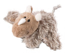magneet Ellinor neushoorn junior 12 cm polyester bruin