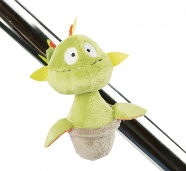 magneet Gisela junior 12 cm pluche groen