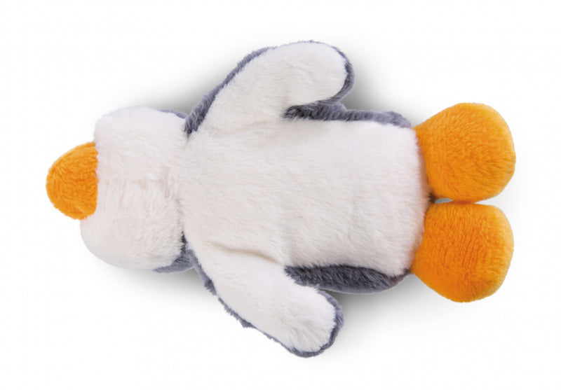 magneet Icaak junior 12 cm pluche grijs/wit