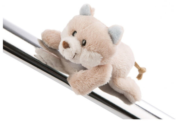 magneet Nordin junior 12 cm pluche beige/wit