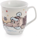 mok junior 450 ml 10 x 12,5 cm porselein wit