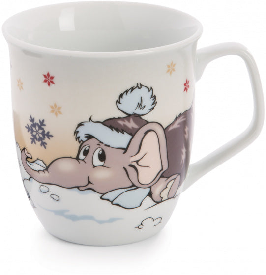 mok junior 450 ml 10 x 12,5 cm porselein wit
