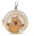 muntzakje Wild Friends junior 9 cm polyester groen/oranje