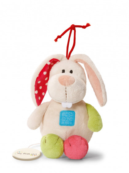 muziekdoosje Rabbit Tilli 18 x 10 cm pluche/polyester