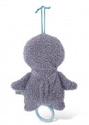 muziekknuffel Watschili 2D pinguïn 18 cm pluche zwart