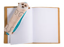 notitieboekje met etui junior A5 papier/kunstleer 2-delig