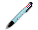 pen Theodor & Friends junior 14 x 2 cm zwart/blauw