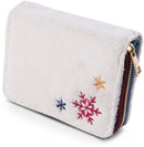 portemonnee Amadou meisjes 9,5 x 12 x 3,5 pluche beige