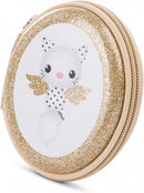 portemonnee kat meisjes 8 cm polyester goud