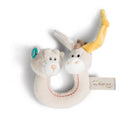 rammelaar Donkey Muli & Bear Taps 10 x 10 cm pluche wit