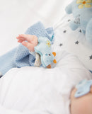 rammelaar Manuffi neushoorn 8,5 cm pluche blauw