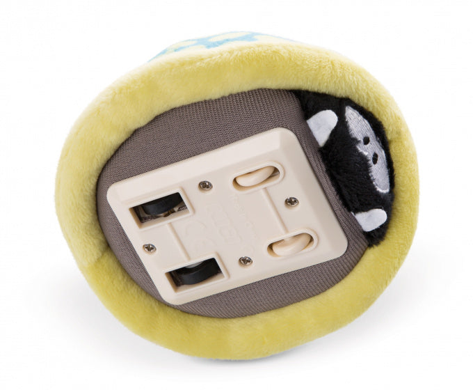 schildpad Helmut pull-back junior 11 cm pluche geel