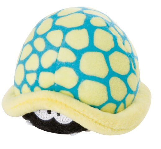 schildpad Helmut pull-back junior 11 cm pluche geel