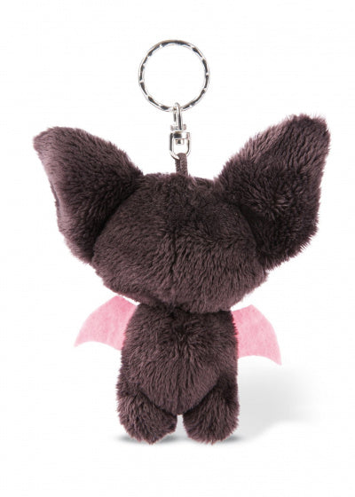 sleutelhanger Glubschis Baako junior pluche 9 cm bruin