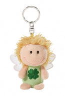 sleutelhanger Beschermengel junior 7 cm pluche groen