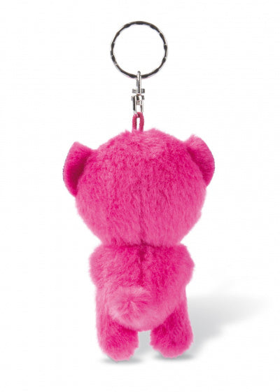 sleutelhanger Glubschis Briggy junior pluche 9 cm roze