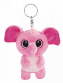 sleutelhanger Glubschis Fluppy junior pluche 9 cm roze