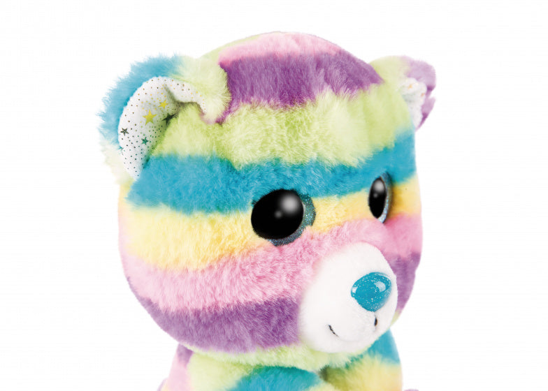 knuffel Glubschis beer junior 25 cm pluche turquoise