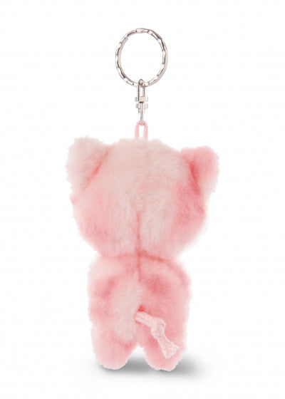 sleutelhanger Glubschis kat junior 9 cm pluche roze