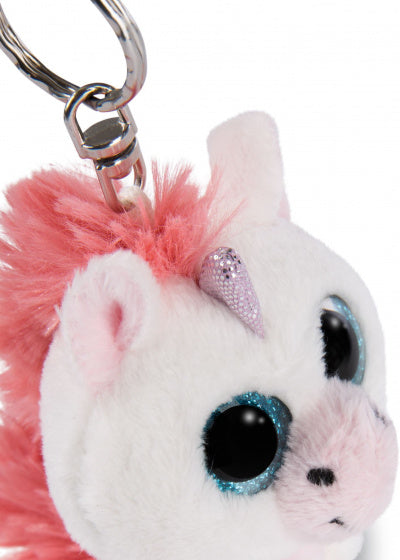 Nici Glubschis Pluchen Sleutelhanger Eenhoorn Milky-Free, 9cm