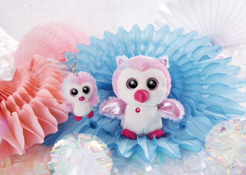 Nici Glubschis Pluchen Sleutelhanger Uil Princess Holly, 9cm
